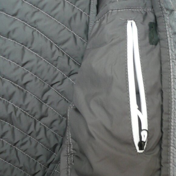 Eddie Bauer First Ascent Women's Goose Down Gray Quilted Puffer Jacket Size XS - Picture 7 of 8